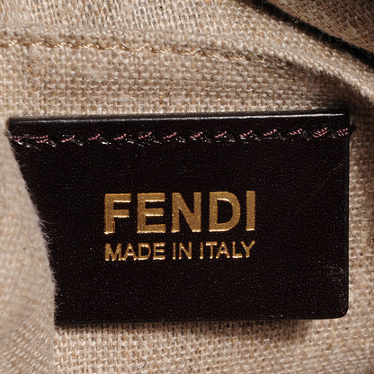 Fendi Pequin Cuoio Vegetale 2Bag Tobacco Cuoio Miele Vacchetta 6 of 10