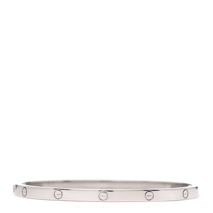 Cartier 18K White Gold Small LOVE Bracelet 16 3 of 7