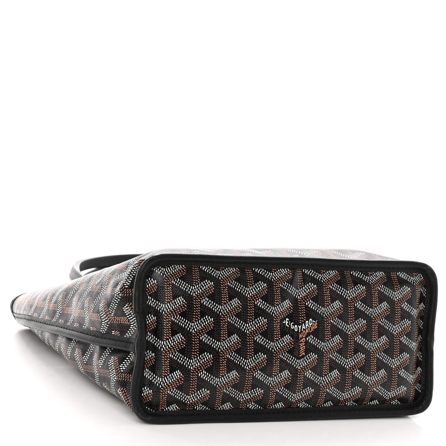 Goyardine Reversible Mini Anjou Black