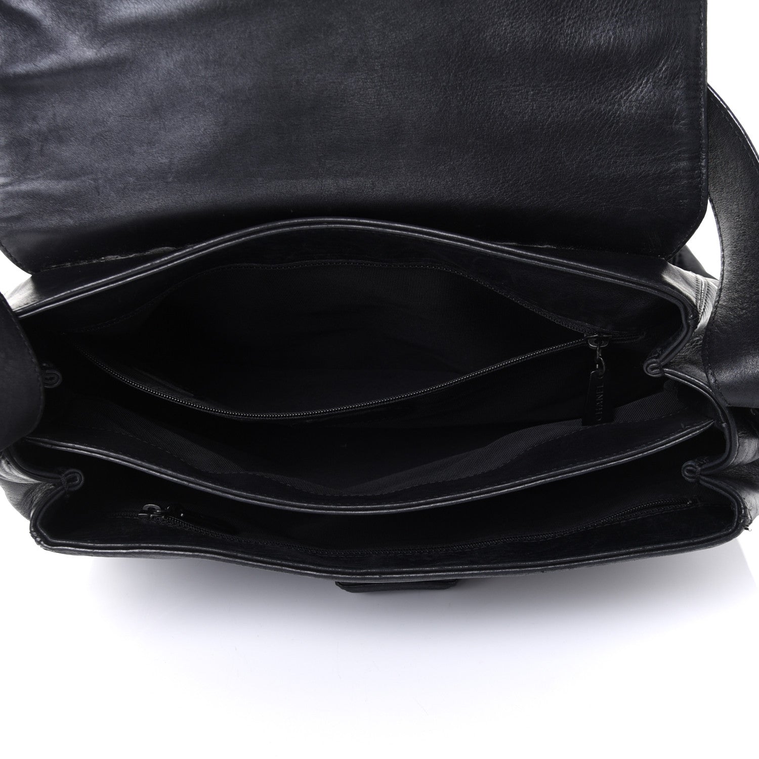Chanel Lambskin Shoulder Bag Black 5 of 6