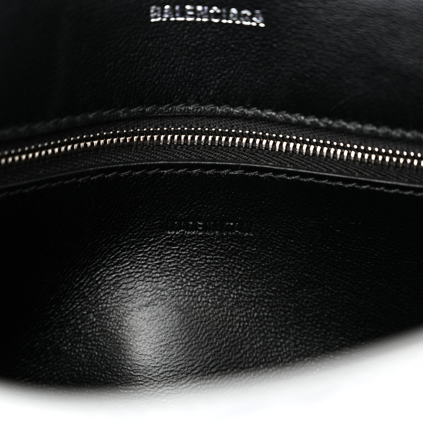 Metallic Calfskin Downtown Chain Shoulder Bag XS Silver