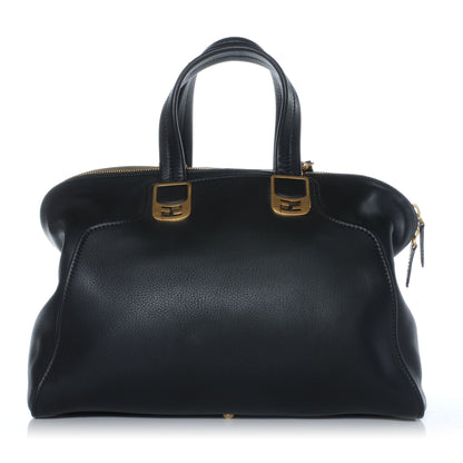 Fendi Leather Large Chameleon Duffel Black 1 of 8