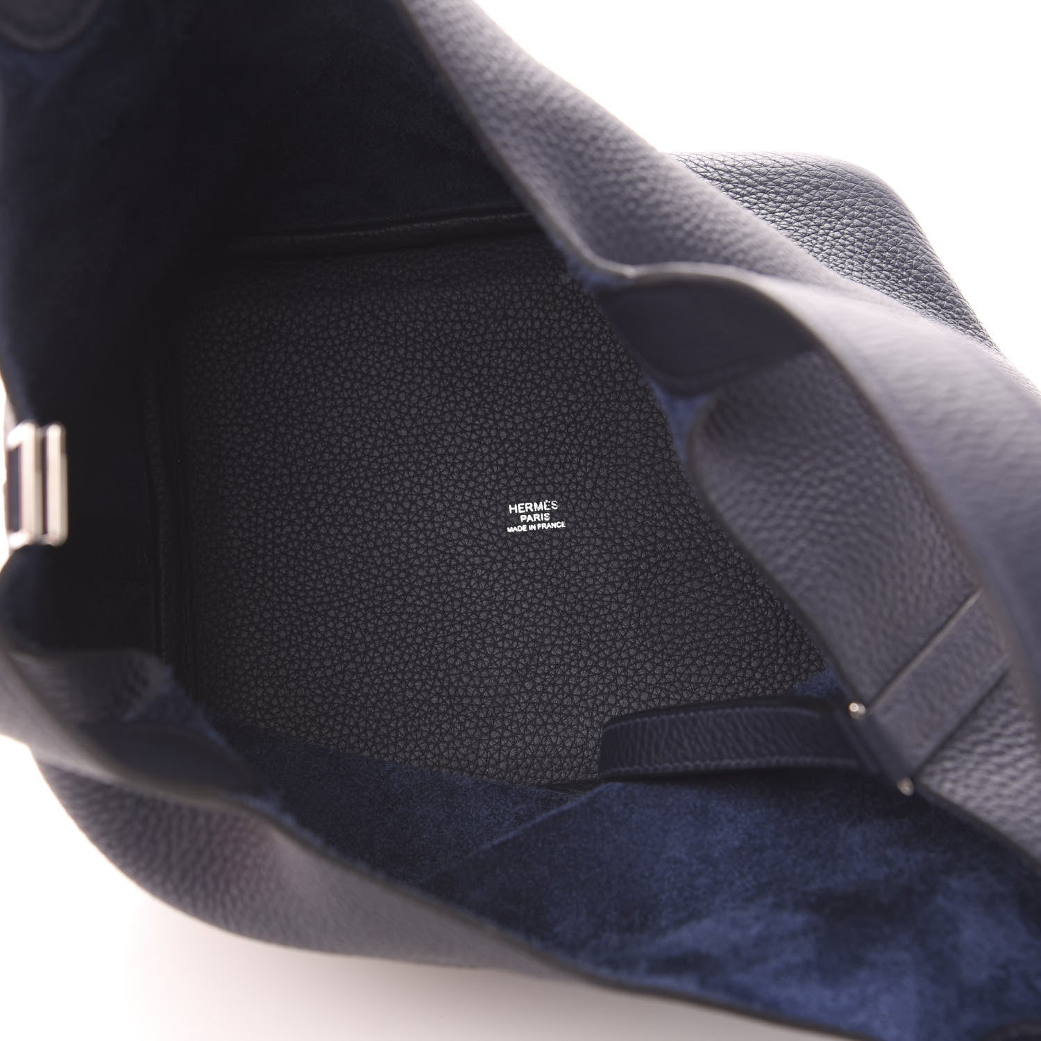 Hermes Taurillon Clemence Picotin Lock 22 MM Bleu Nuit 5 of 11
