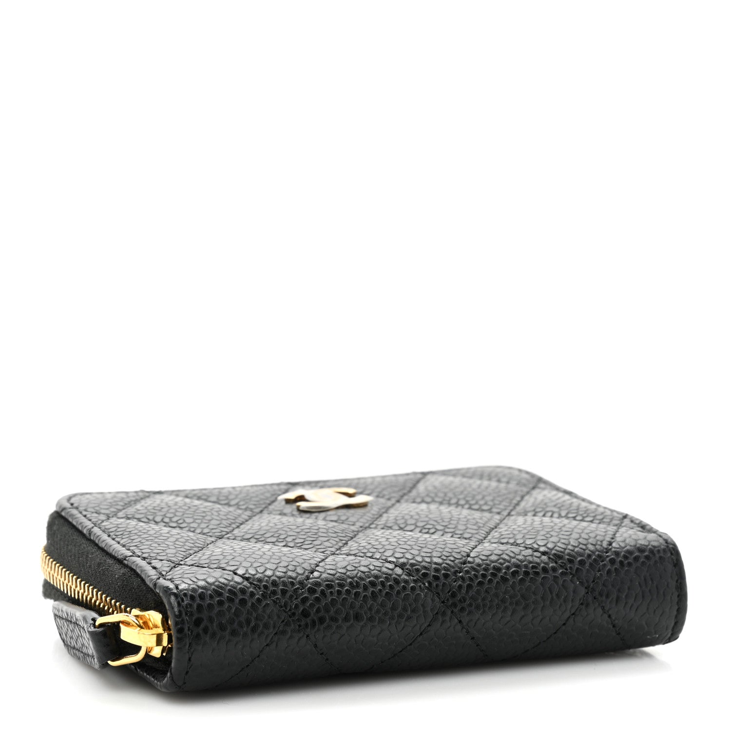 Chanel Caviar Quilted Classic Zipped Coin Purse Black 4 of 13