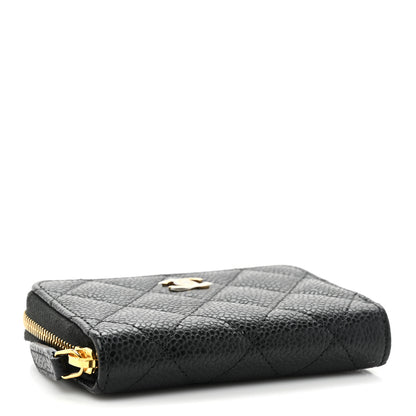 Chanel Caviar Quilted Classic Zipped Coin Purse Black 4 of 13