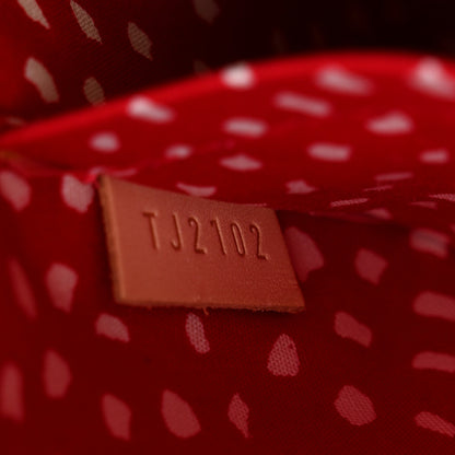 Louis Vuitton Vernis Kusama Infinity Dots Papillon 30 Red 7 of 10