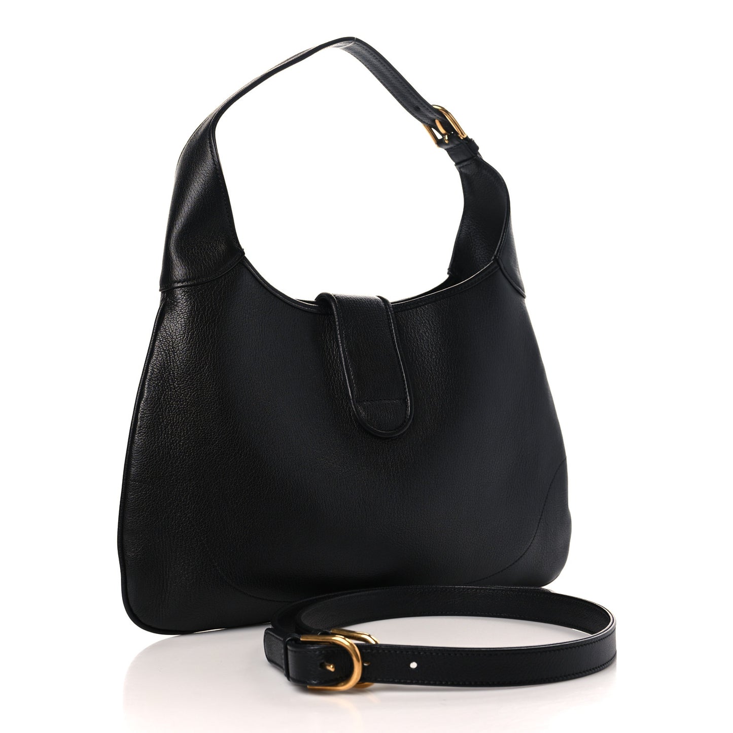 Goatskin Medium Aphrodite Shoulder Bag Black