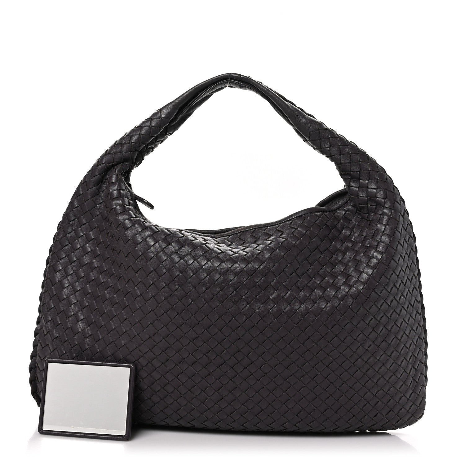 Bottega Veneta Nappa Intrecciato Large Veneta Hobo Ebano 3 of 10