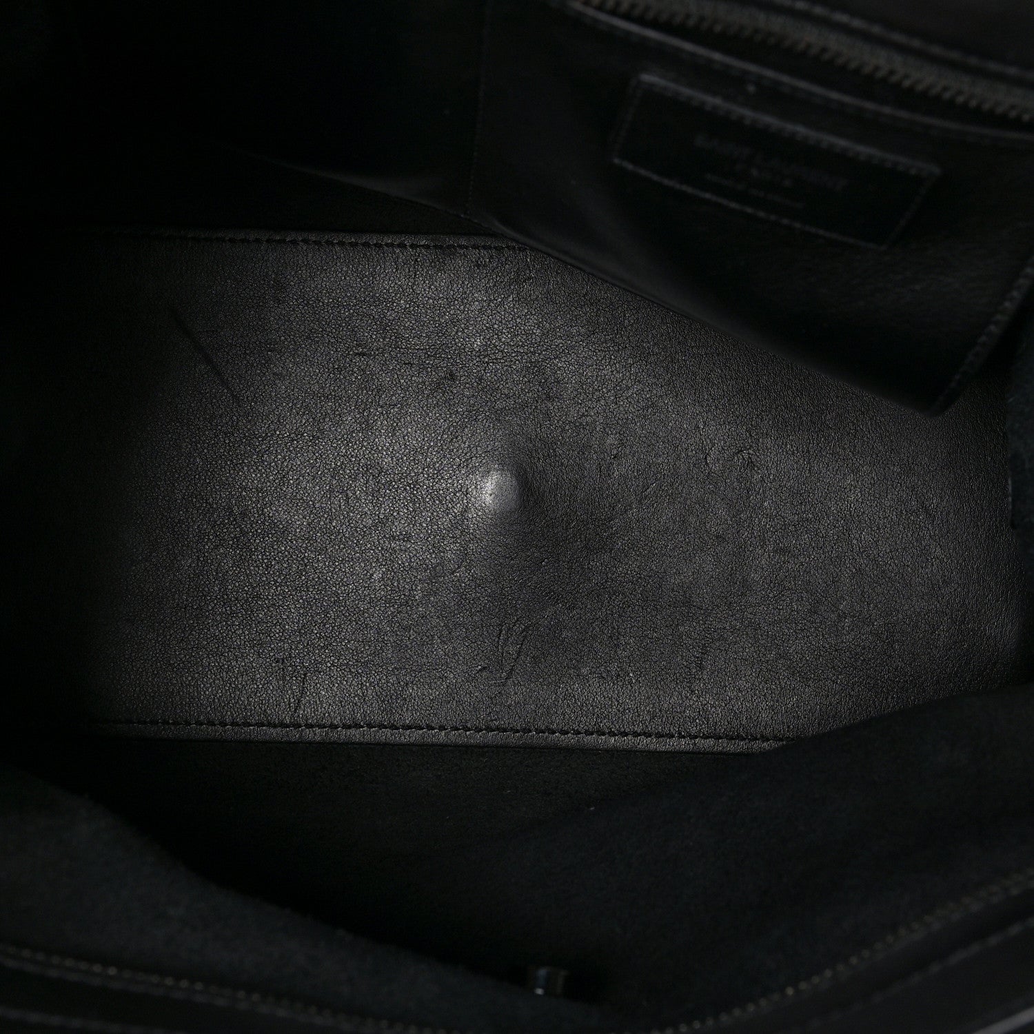 Saint Laurent Smooth Calfskin Small Monogram Cabas Black 5 of 9