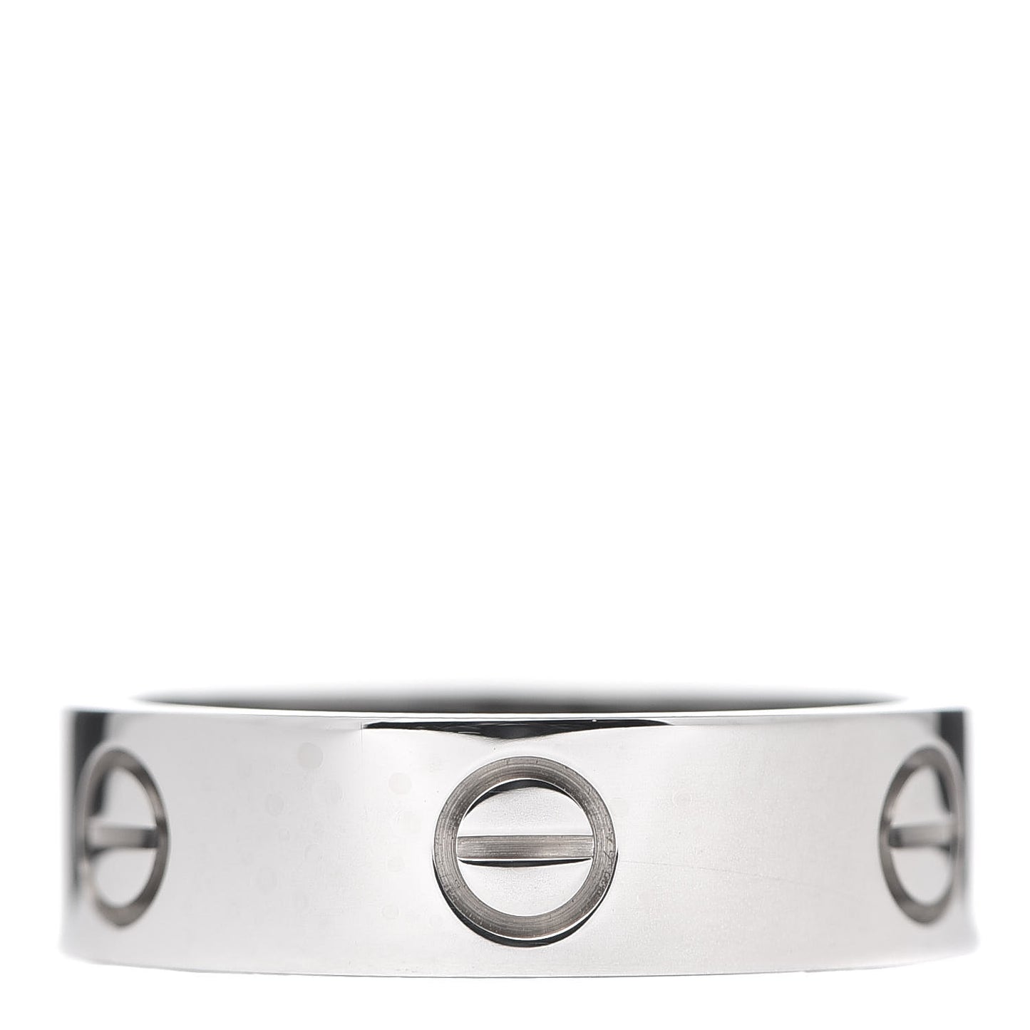 18K White Gold 6mm LOVE Ring 59 8.75