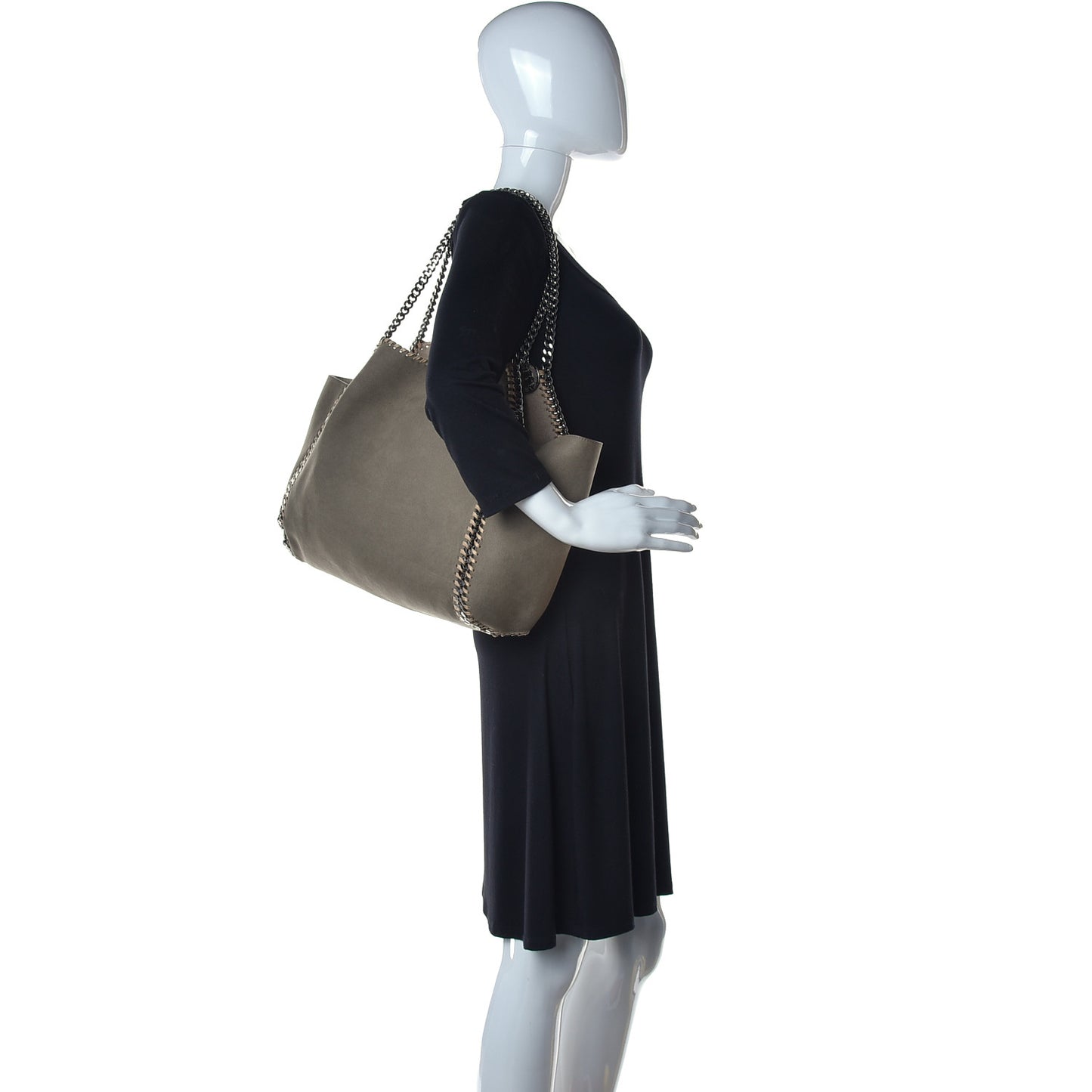 Shaggy Deer Falabella Reversible Tote Clotted Cream