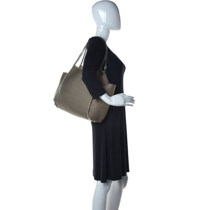 Stella McCartney Shaggy Deer Falabella Reversible Tote Clotted Cream 2 of 19