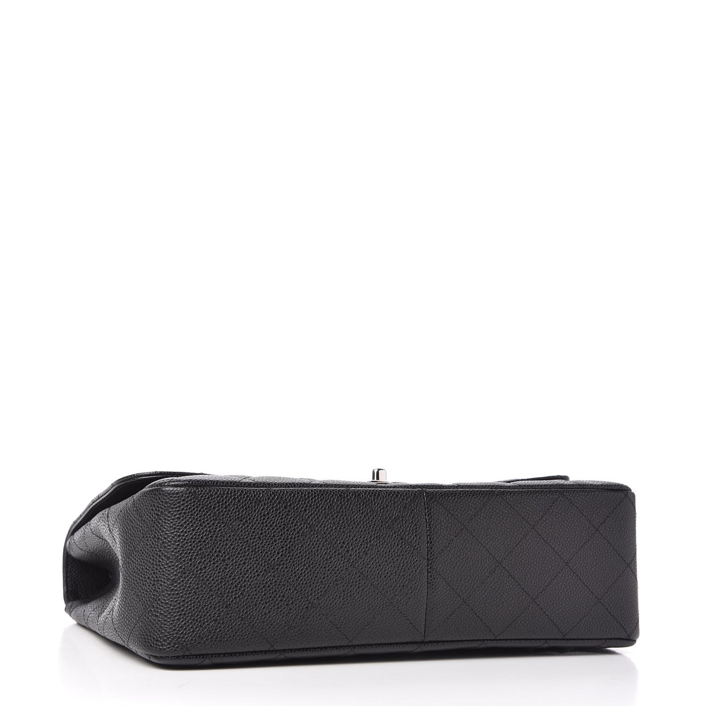 Caviar Quilted Jumbo Single Flap Black