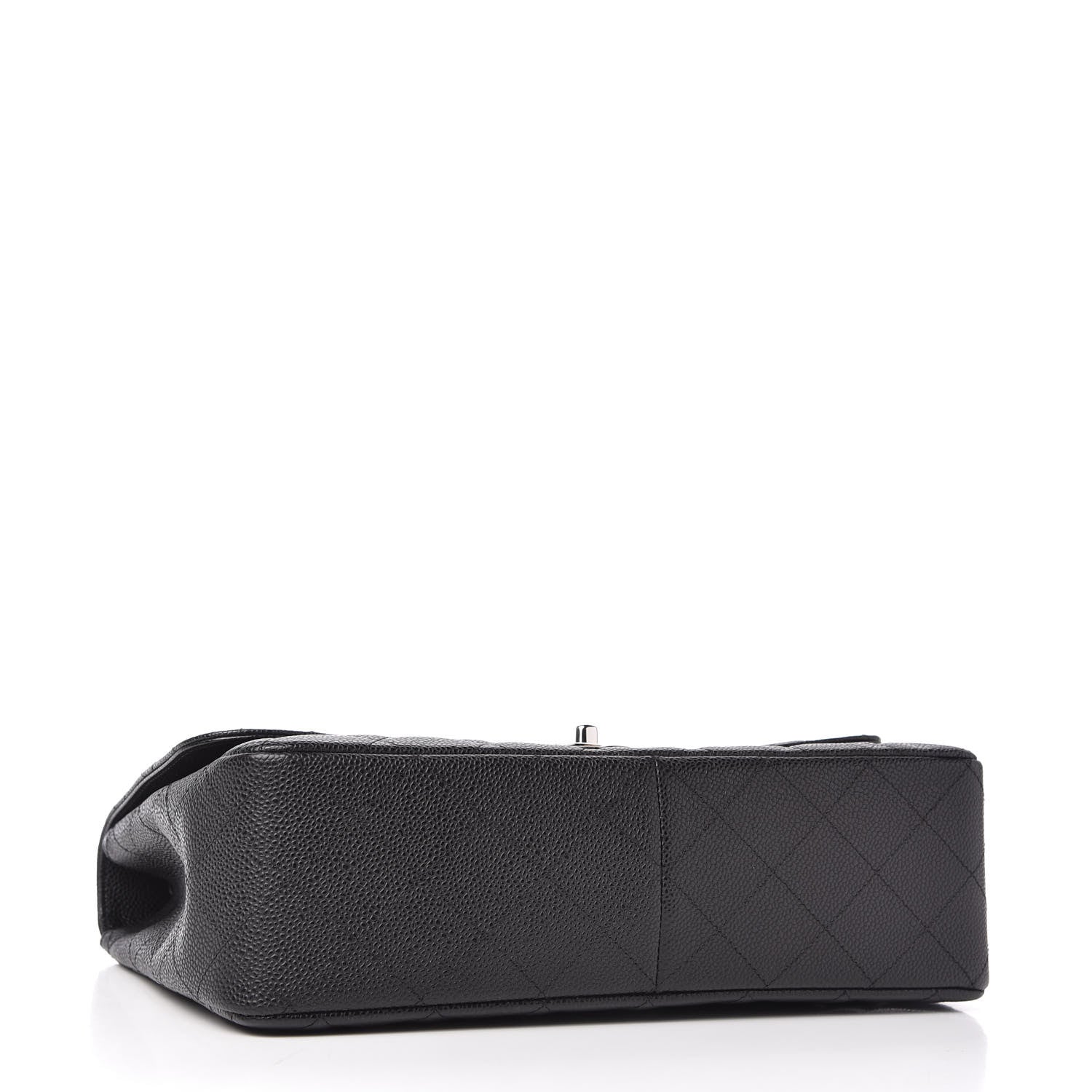 Chanel Caviar Quilted Jumbo Single Flap Black 4 of 11