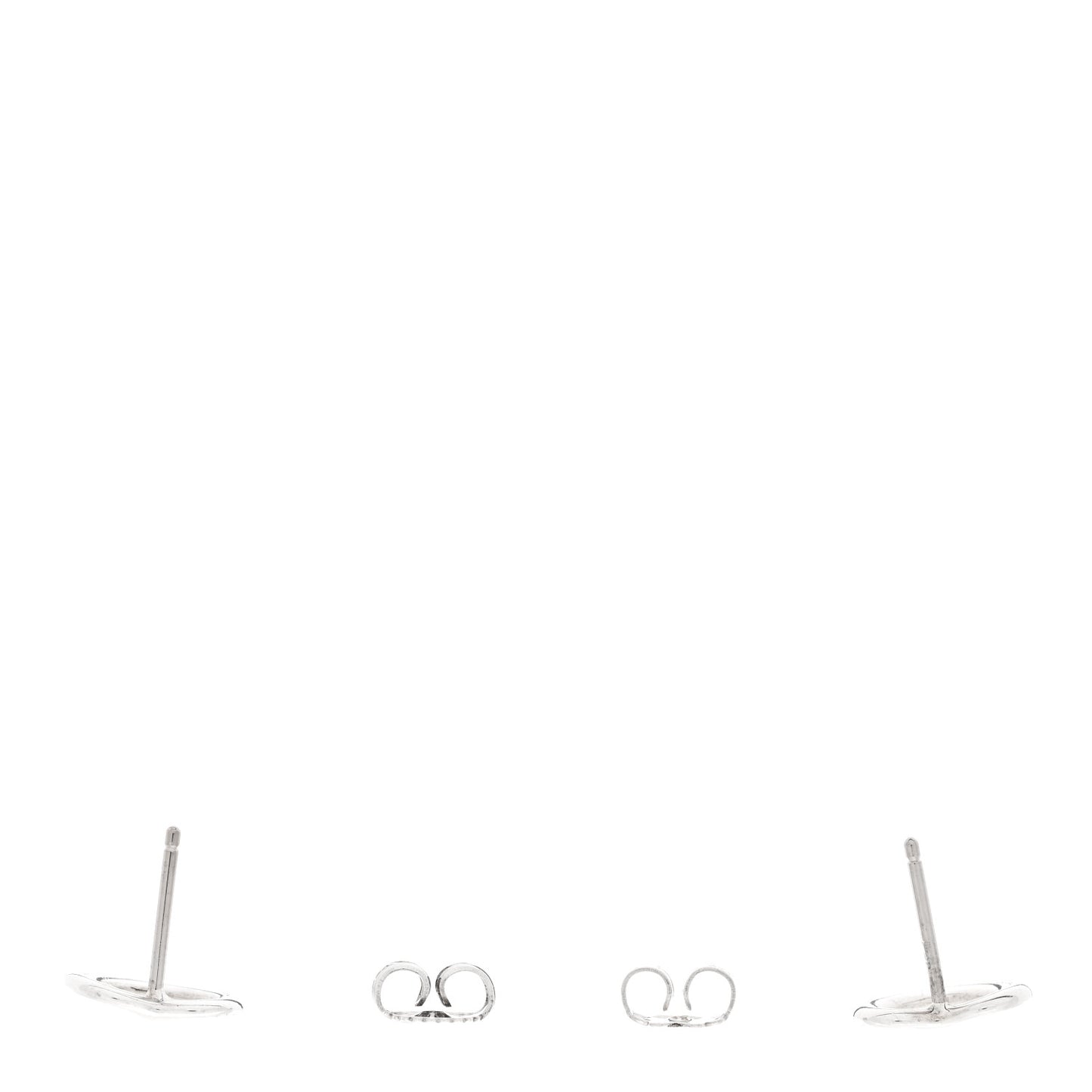 Sterling Silver 11mm Elsa Peretti Open Heart Earrings