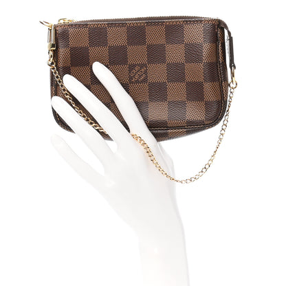 Louis Vuitton Damier Ebene Mini Pochette Accessories 2 of 7