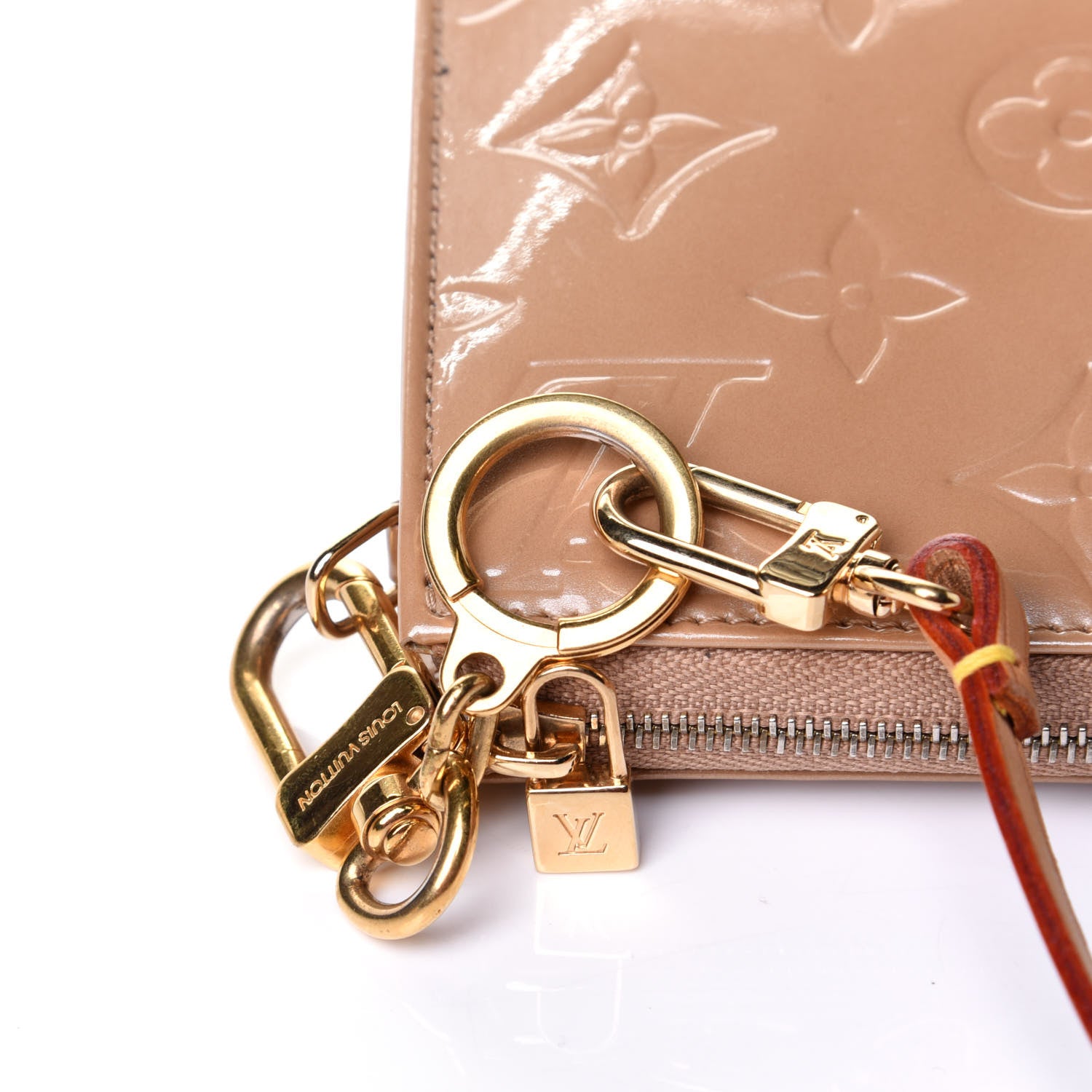 Louis Vuitton Vernis Lexington Pochette Noisette 5 of 7