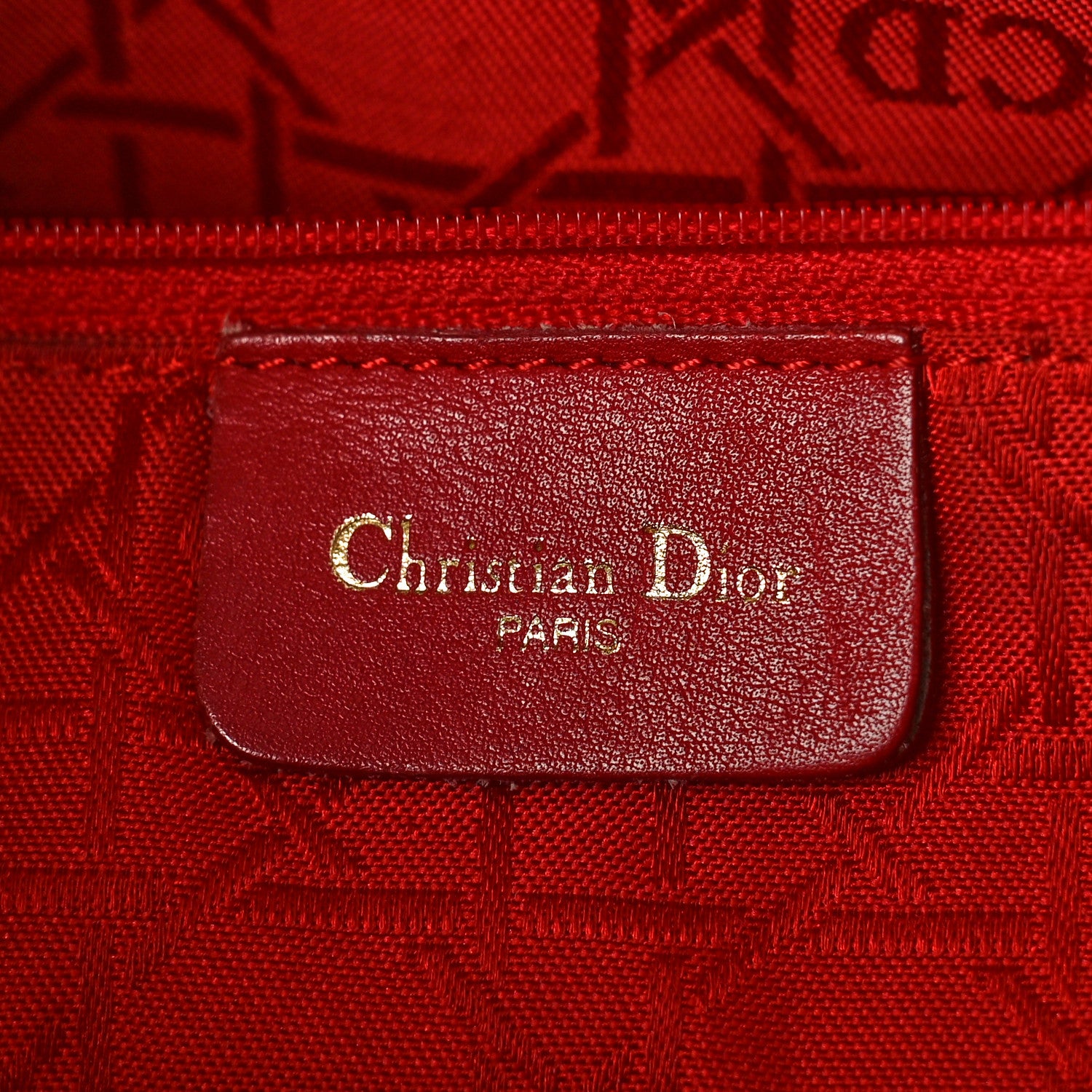 Christian Dior Nylon Cannage Large Lady Dior Black 7 of 10