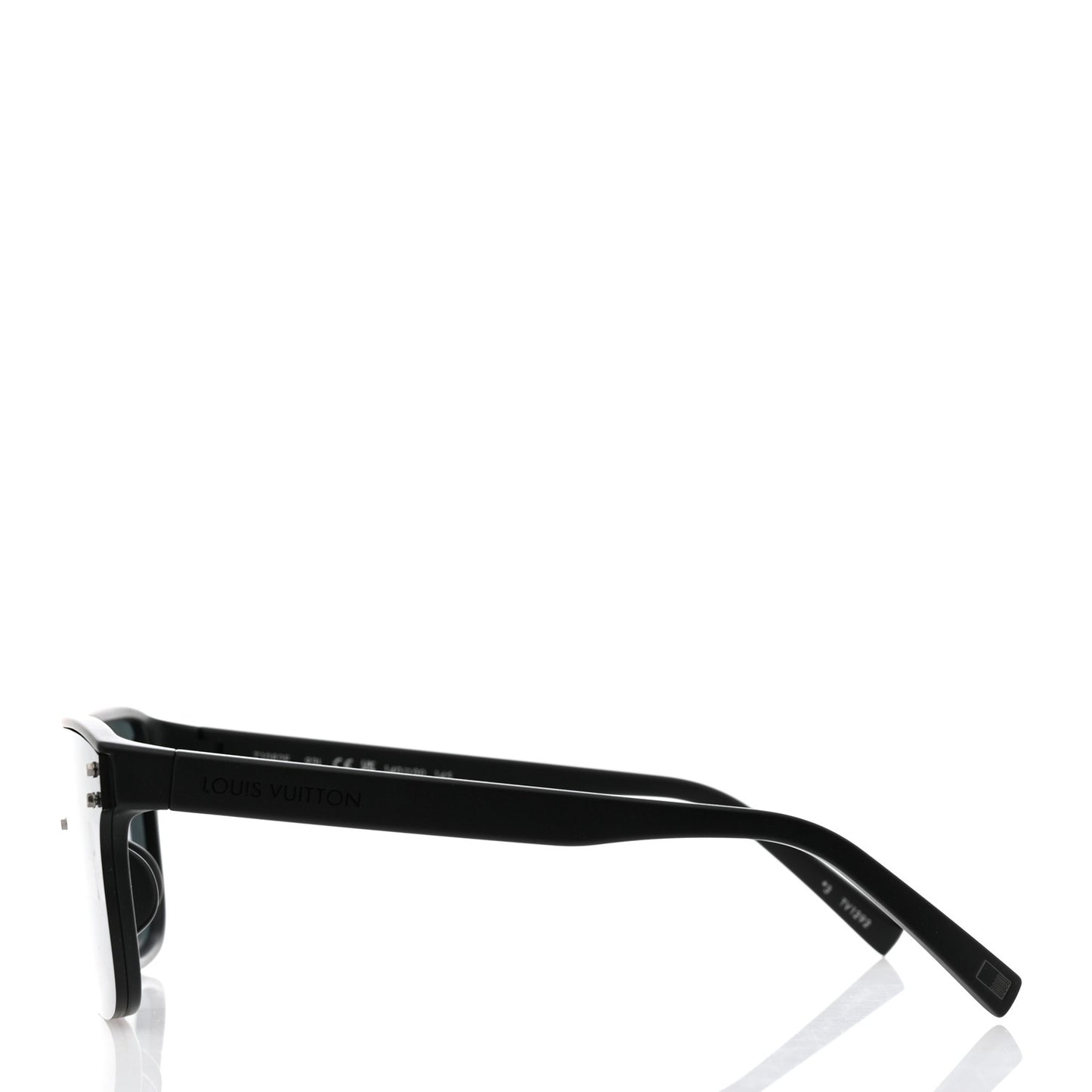 Acetate LV Waimea Square Sunglasses Z1082W Black