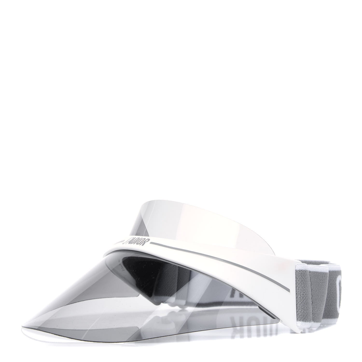 Christian Dior Mirrored DiorClub1 Sun Visor Grey 1 of 4