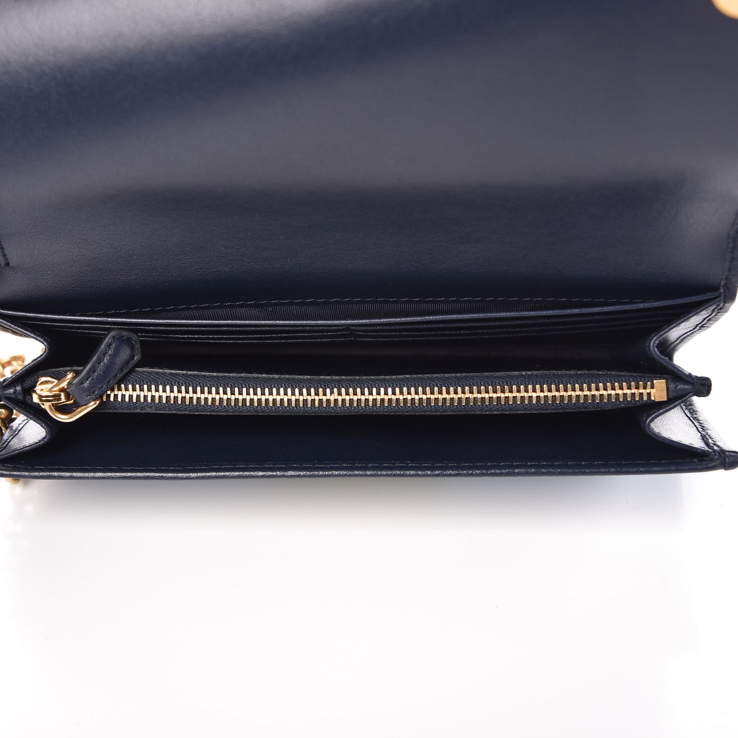 Velvet Cahir Chain Wallet Azzurro