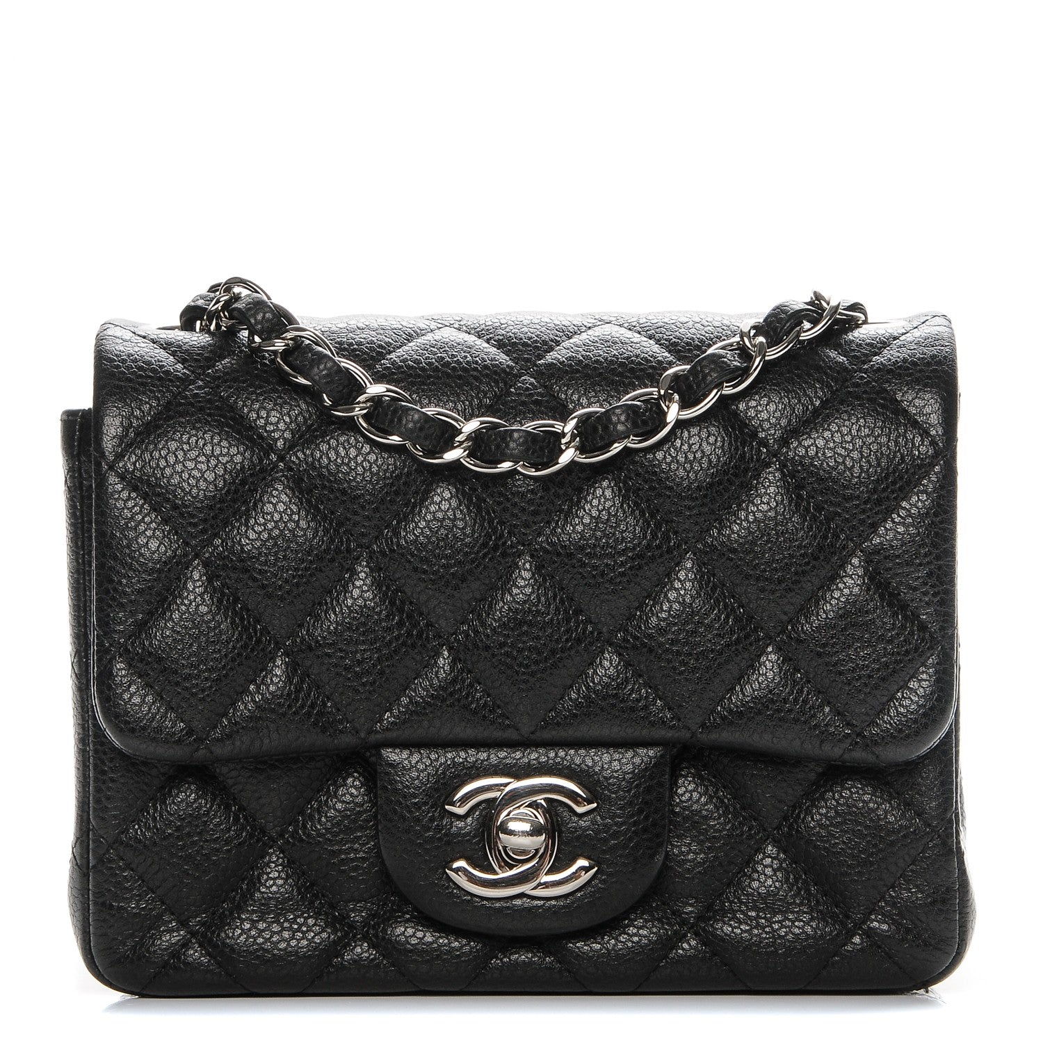 Chanel Caviar Quilted Mini Square Flap Black 1 of 7