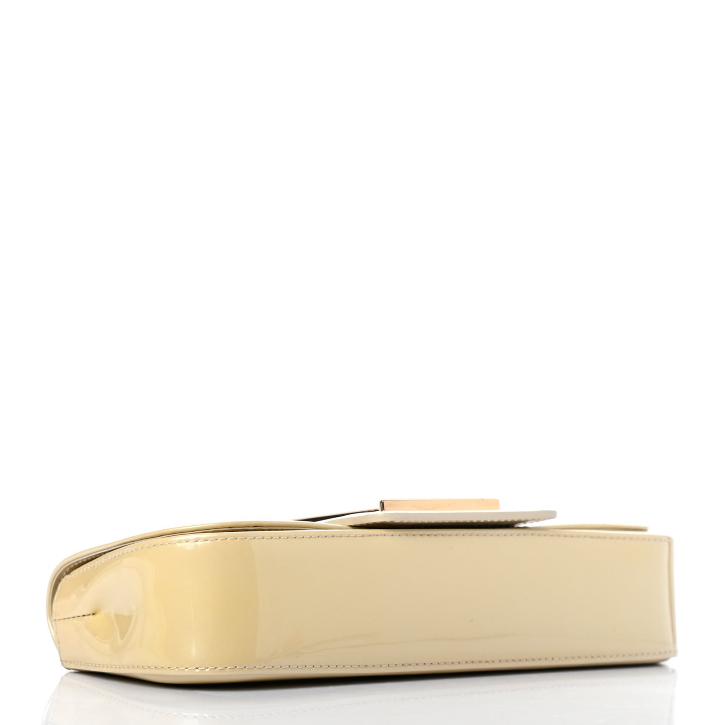 Patent Sobe Clutch Blanc Corail