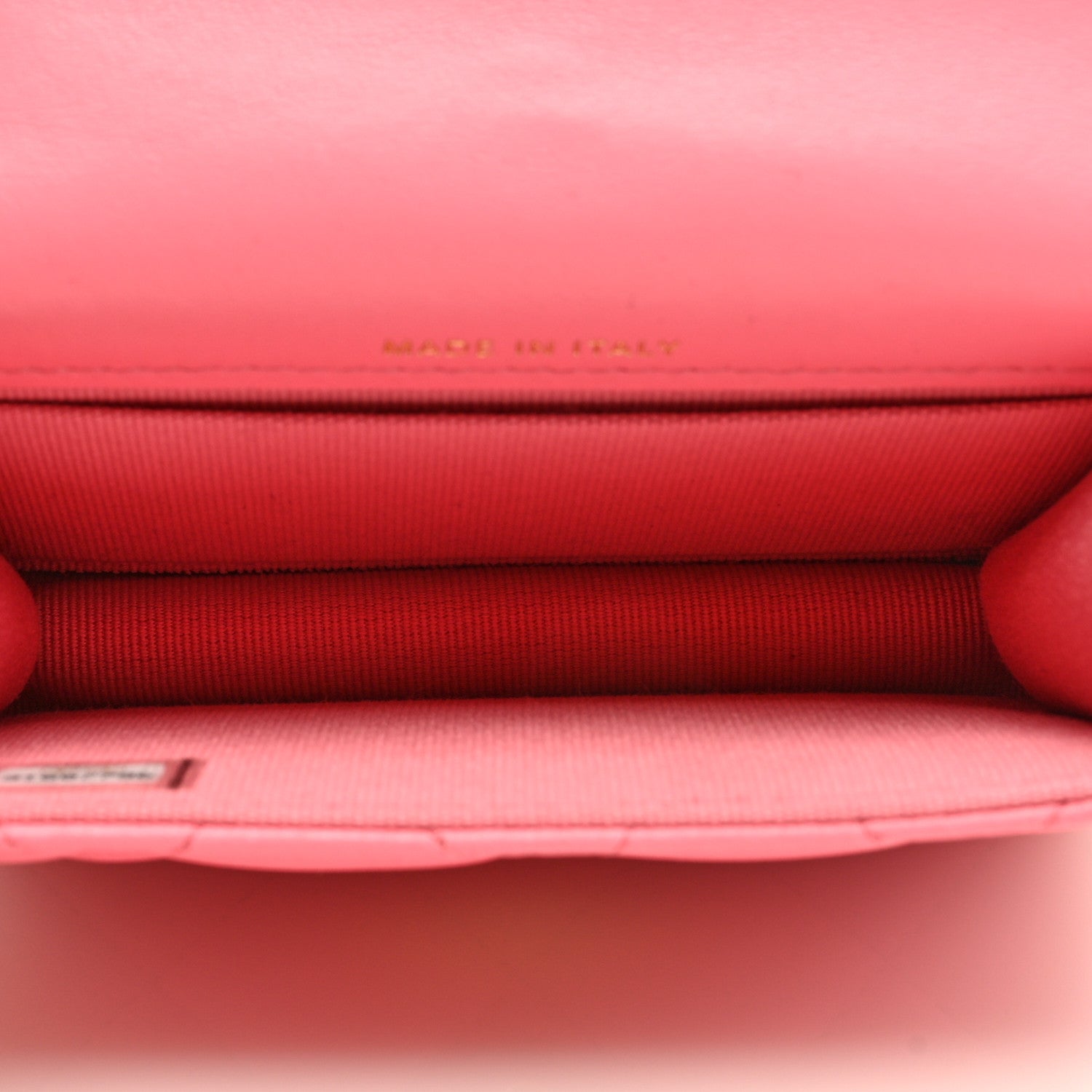 Chanel Lambskin Quilted CC Hook Card Holder Pink 5 of 9