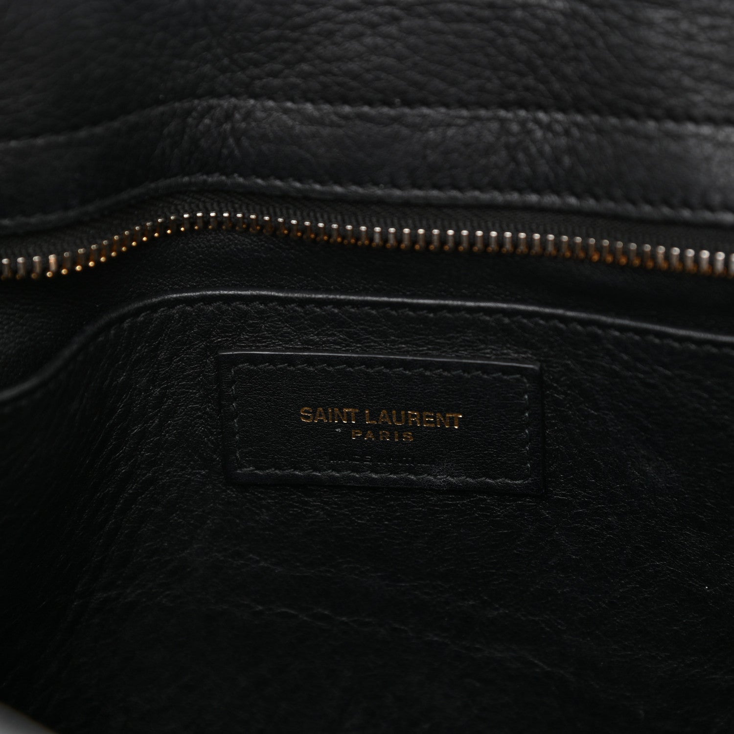 Saint Laurent Calfskin Monogram Baby Downtown Cabas Black 6 of 10