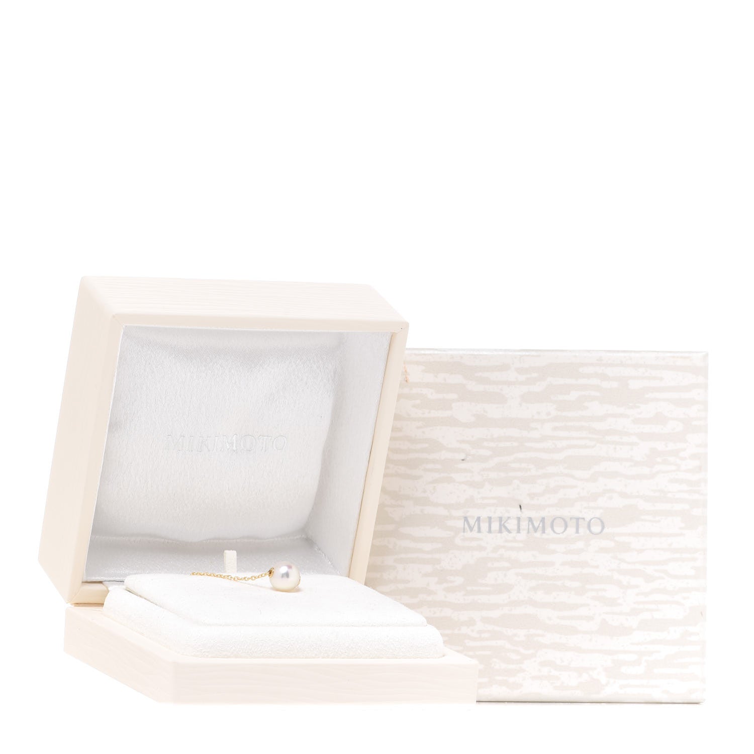 Mikimoto 18K Yellow Gold Akoya Pearl 8mm Single Pendant Necklace 8 of 8