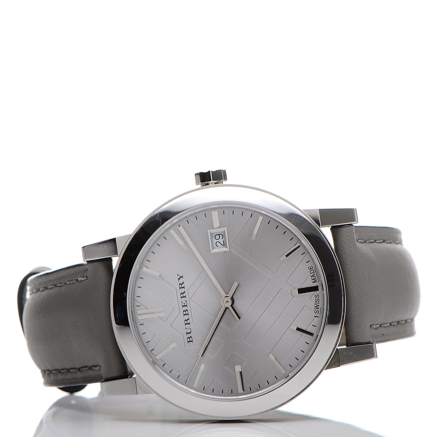 Burberry Stainless Steel Calfskin 38mm Heritage Quartz Watch BU9036 3 of 9