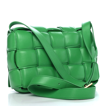 Bottega Veneta Nappa Maxi Intreccio Padded Cassette Crossbody Bag Grass 2 of 9