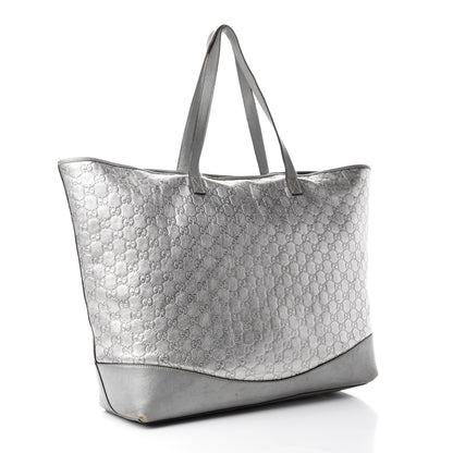 Gucci Guccissima Large Tote Silver 3 of 24