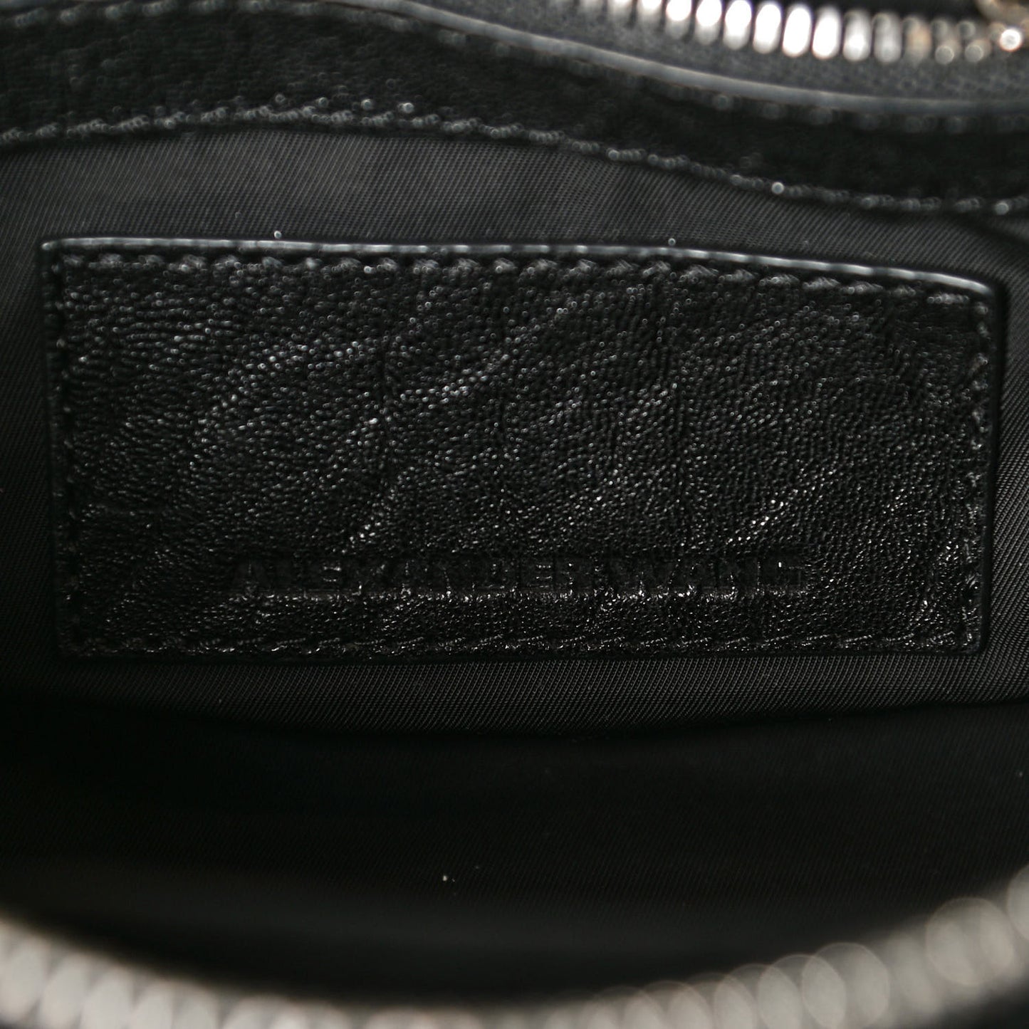 Pebbled Lambskin Rockie Black Rhodium Hardware