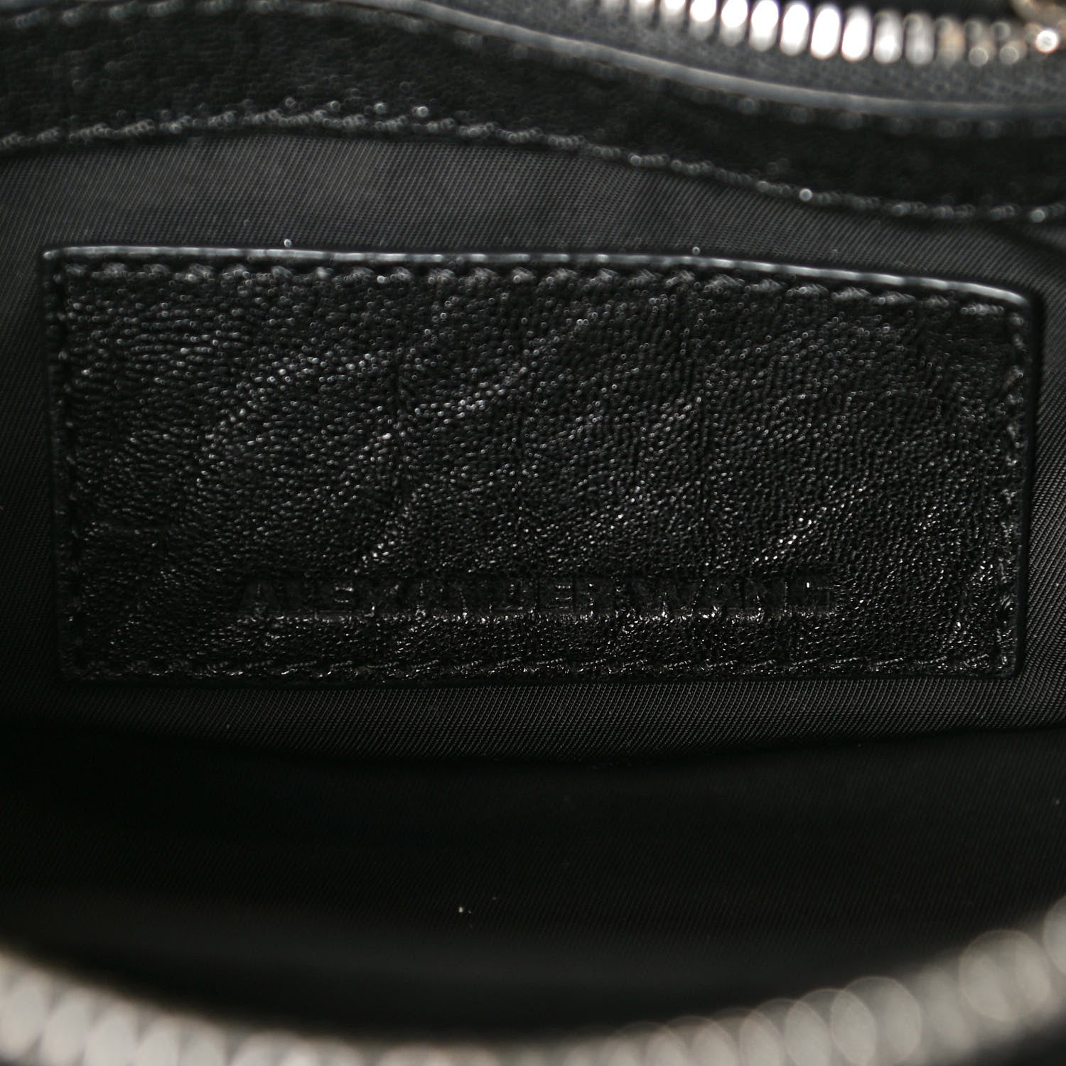Alexander Wang Pebbled Lambskin Rockie Black Rhodium Hardware 6 of 8