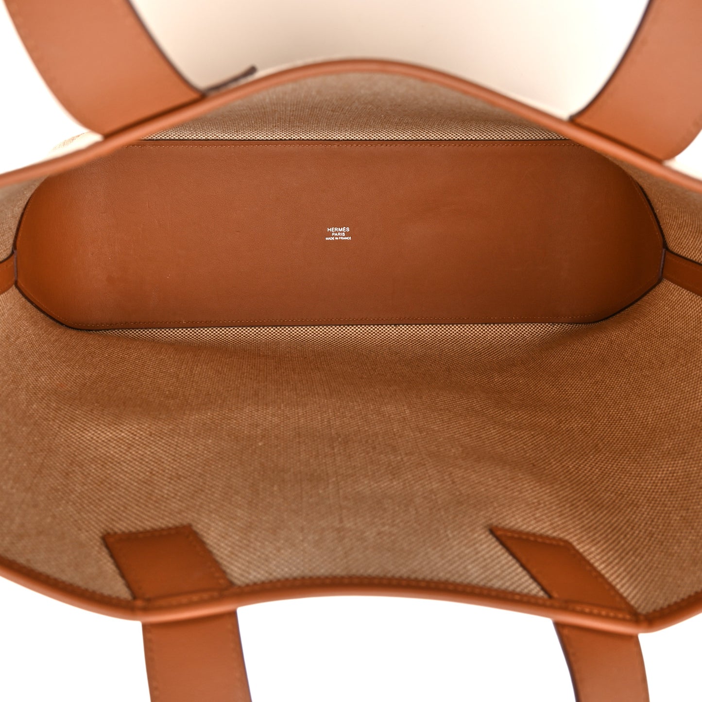Swift H Canvas Cabas H En Biais 40 Ecru Naturel Gold