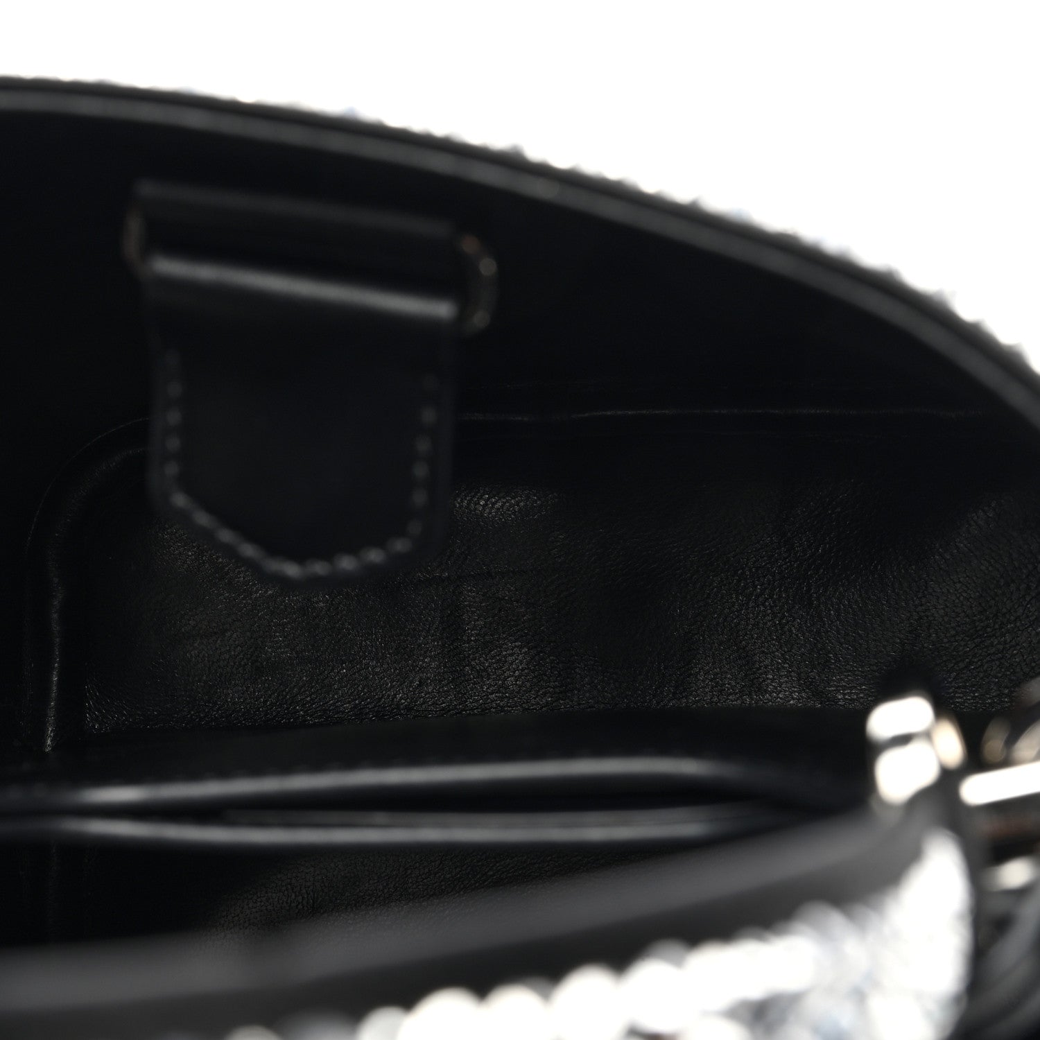 Prada Satin Crystal Small Panier Bucket Bag Metal 6 of 10