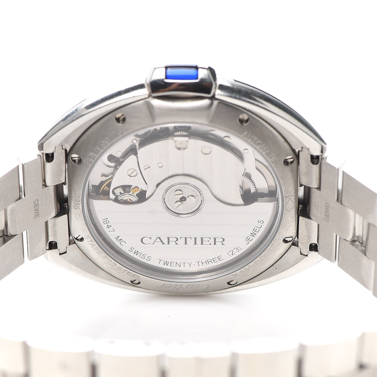 Cartier Stainless Steel 35mm Cle De Cartier Automatic Watch 4 of 6