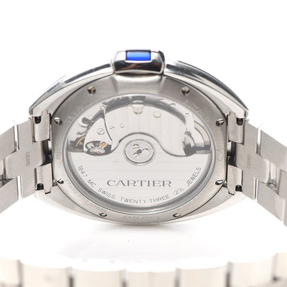 Cartier Stainless Steel 35mm Cle De Cartier Automatic Watch 4 of 6