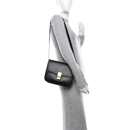 Celine Box Calfskin Medium Classic Box Flap Bag Black 2 of 16