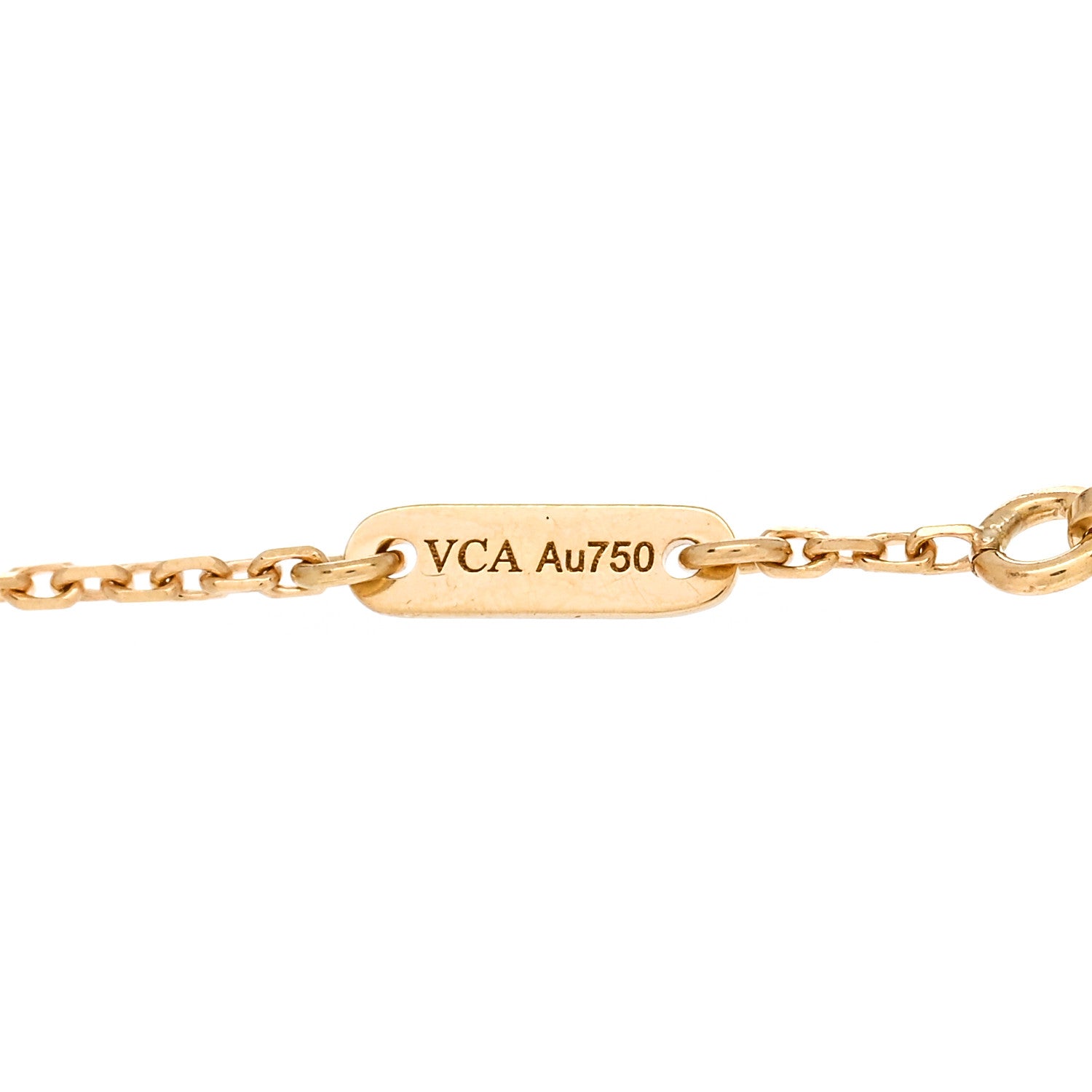 Van Cleef & Arpels 18K Yellow Gold Mother of Pearl Sweet Alhambra Bracelet 4 of 5