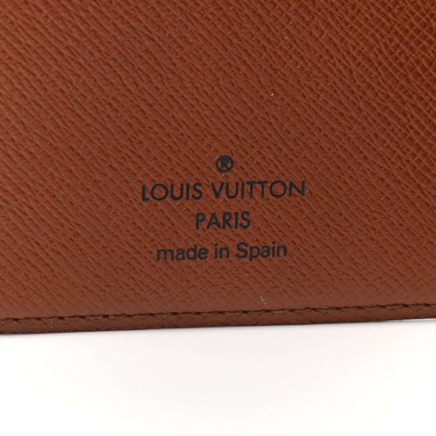 Monogram Checkbook Holder Case Wallet
