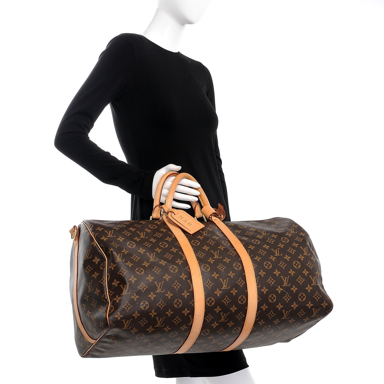 Louis Vuitton Monogram Keepall Bandouliere 55 3 of 11