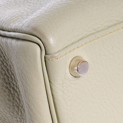 Hermes Taurillon Clemence Kelly Retourne 40 Vert Pale Green 14 of 21