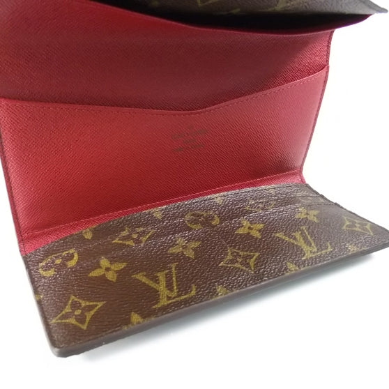 Monogram Josephine Wallet Red