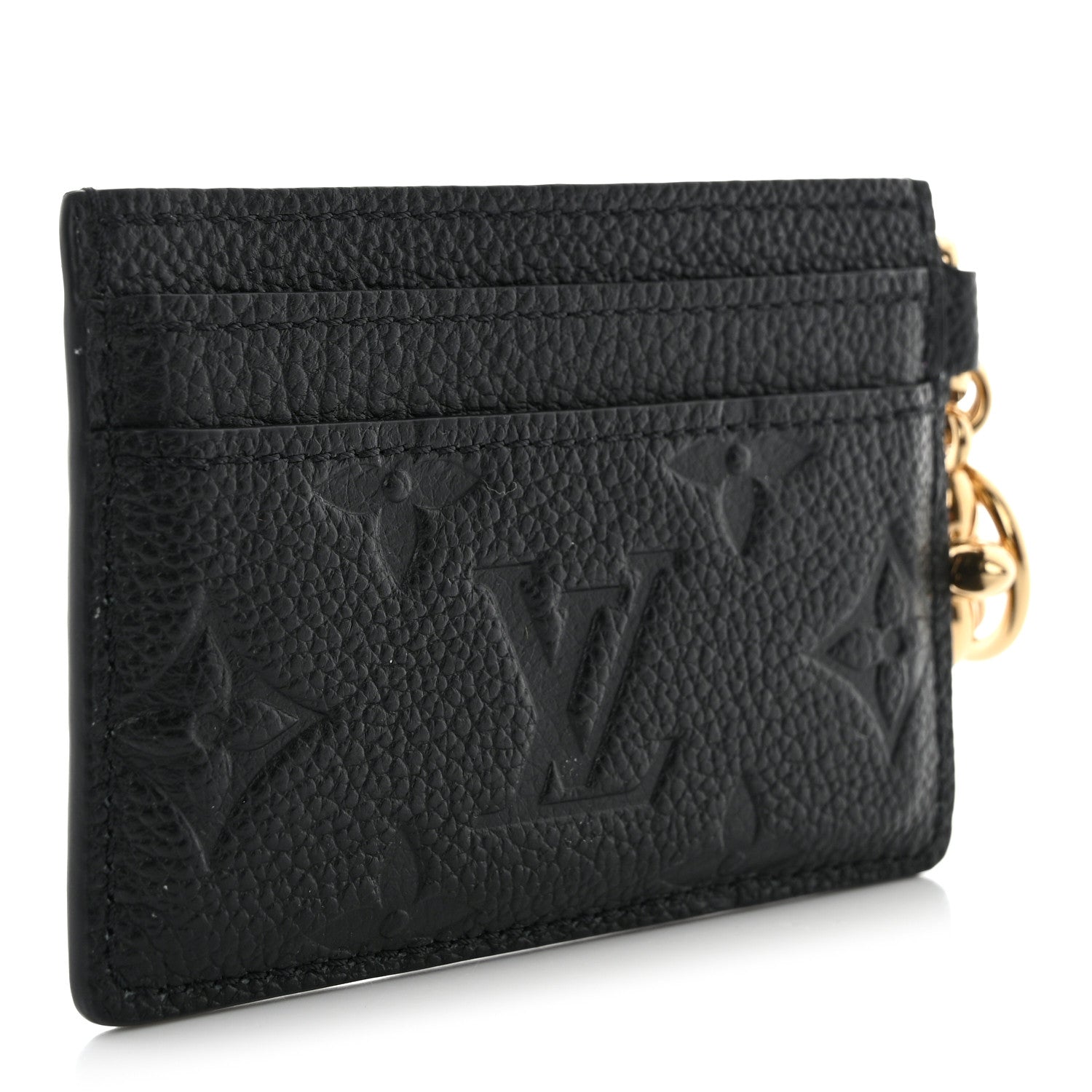 Louis Vuitton Empreinte Monogram LV Charms Card Holder Black 3 of 8