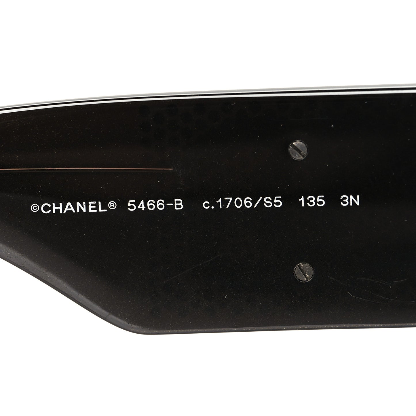 Acetate Crystal CC Shield 5466-B Sunglasses Brown