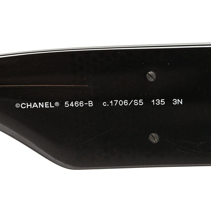 Chanel Acetate Crystal CC Shield 5466-B Sunglasses Brown 5 of 8