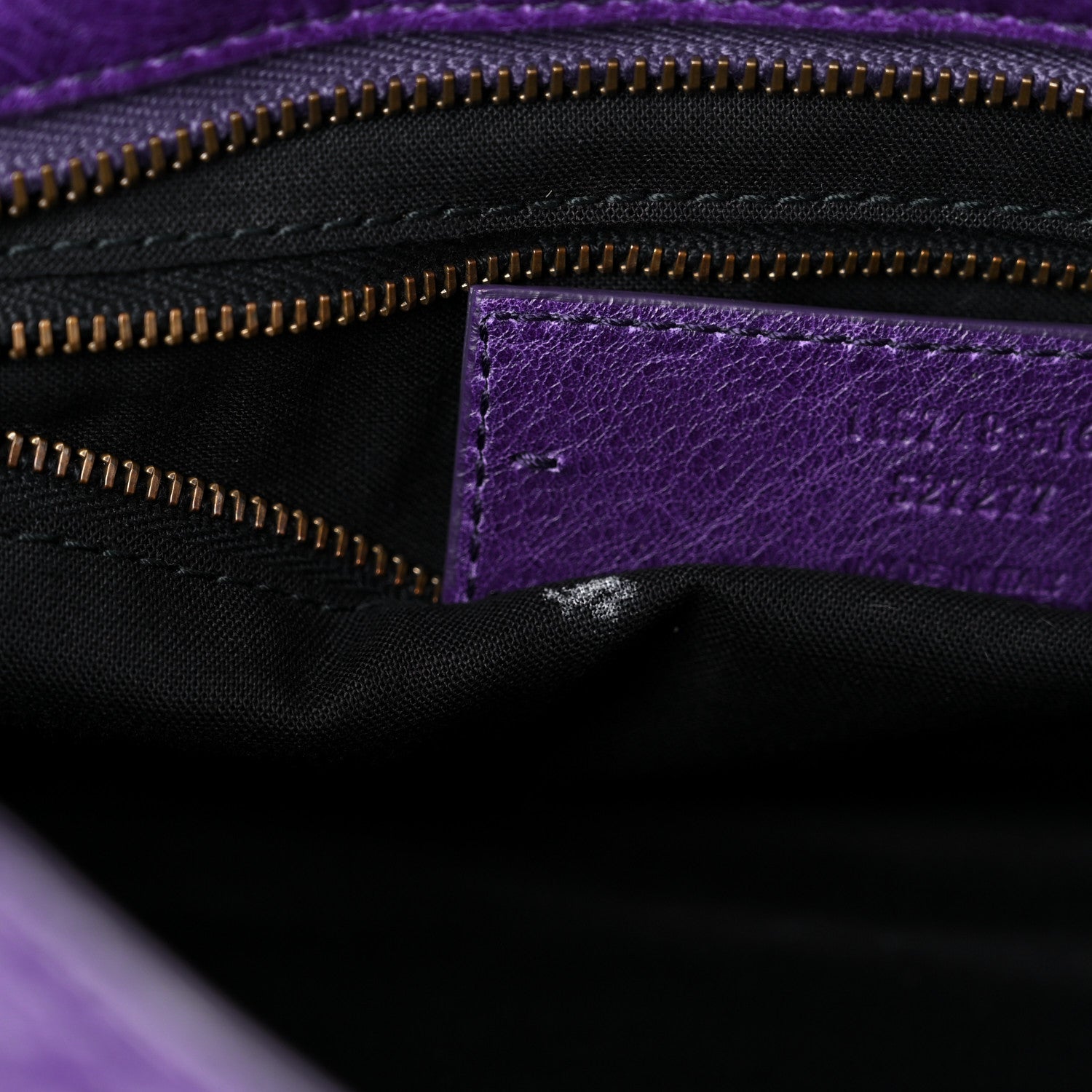 Balenciaga Agneau Classic Hardware City Dark Violet 12 of 20