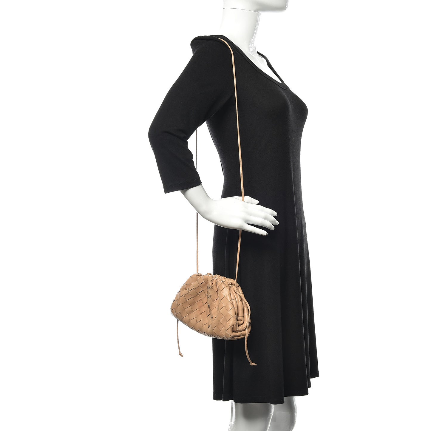 Nappa Intrecciato The Mini Pouch Almond